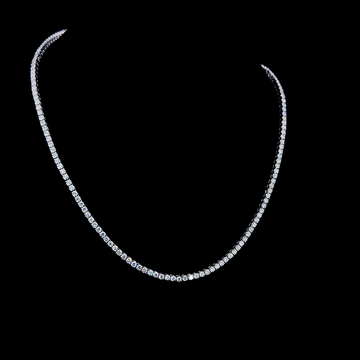 14k White Gold Diamonds Pendant 6.20 Carat