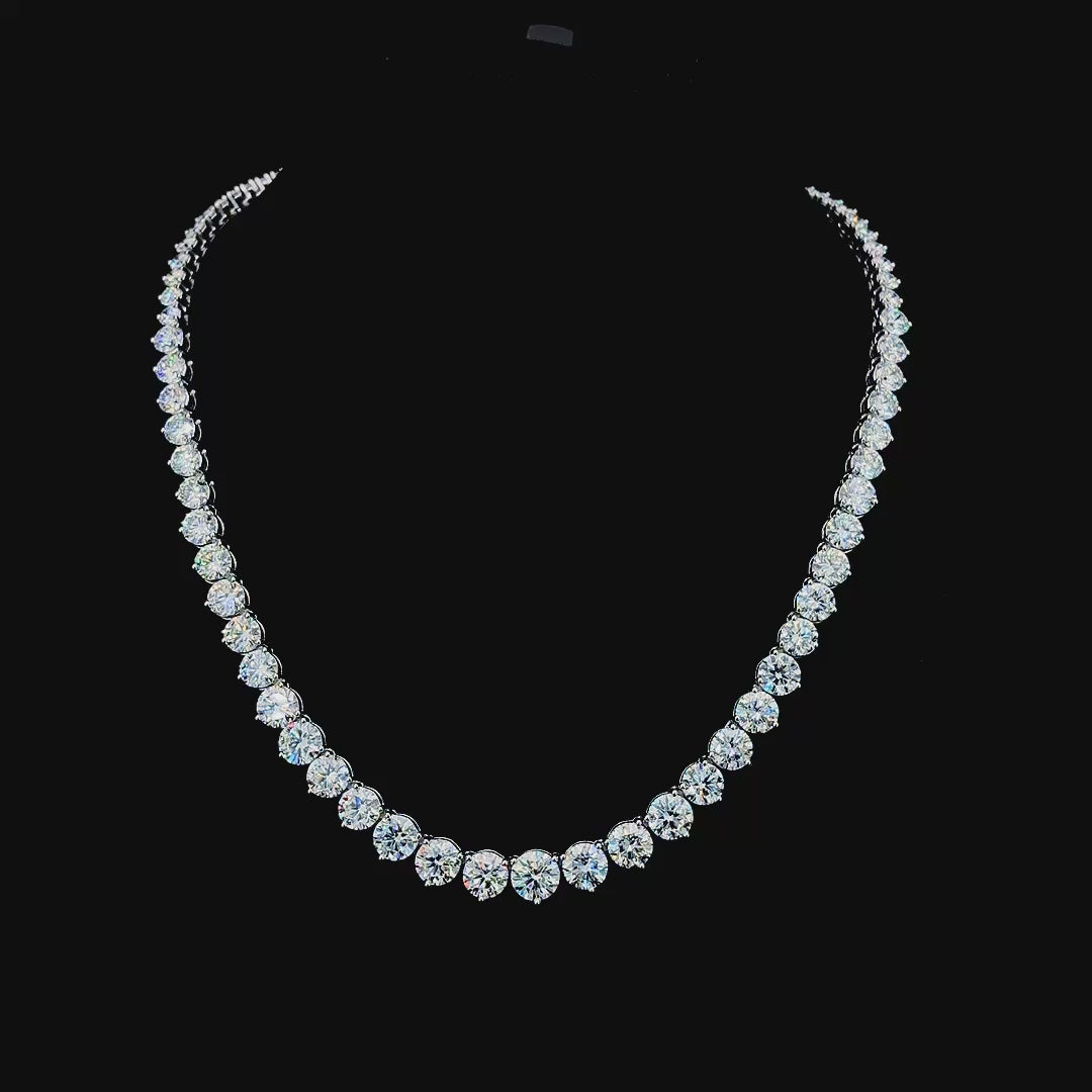 14k White Gold Diamonds Pendant 38 Carat